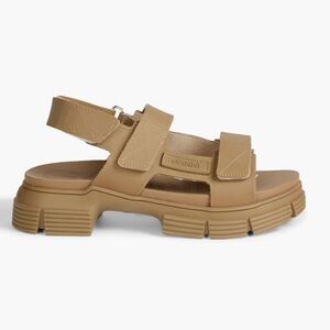 Ganni rubber sandals